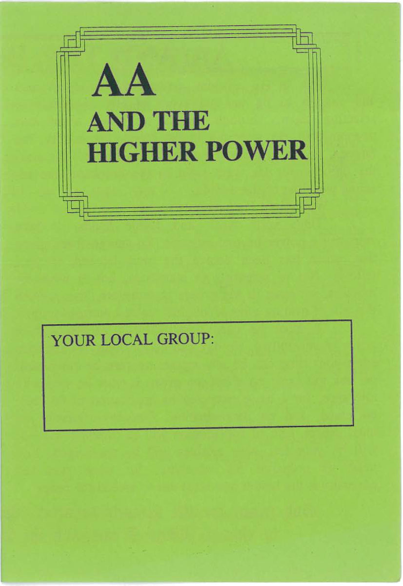 aa-and-the-higher-power-aa-nsw-bookshop