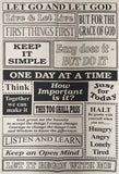 AA "Limited Edition" Tea Towel/Mini Banners: Slogans; Easy Does It; Actually, YES