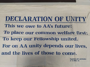 Second Hand Declaration of Unity Banner