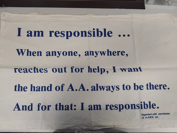 Second Hand I Am Responsible Banner