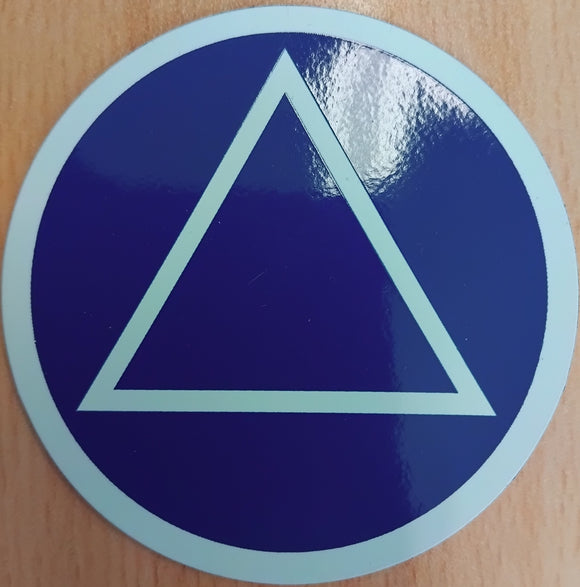 AA Circle Triangle Magnet