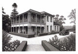 Rydalmere Psychiatric Hospital Anniversary Card - B&W