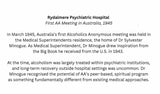 Rydalmere Psychiatric Hospital Anniversary Card - B&W