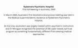 Rydalmere Psychiatric Hospital Anniversary Card - Jacaranda