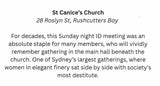 St Canice's Church Anniversary Card - Photo