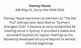 Vianney House Anniversary Card - B&W