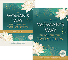 A Woman's Way through the Twelve Steps (Book and Workbook Set)