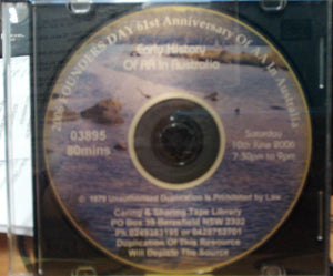 2006 Founders Day 61st Anniversary of AA in Australia Audio CD