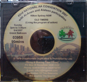 42nd National AA Convention 2007 Audio CD