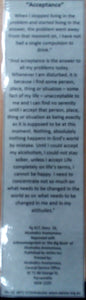 Bookmark- Acceptance (Colour may vary)