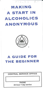 Making A Start In Alcoholics Anonymous