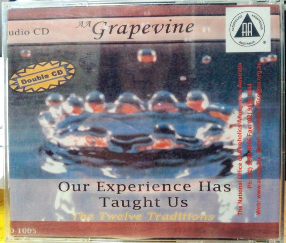 Our Experience Has Taught Us Audio CD