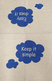 AA "Limited Edition" Tea Towel/Banners: Slogans; Easy Does It; Actually, YES