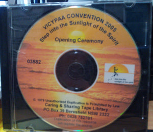VICYPAA Convention 2005 Step into the Sunlight of the Spirit Audio CD