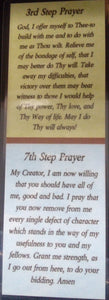 Bookmark- 3rd and 7th Step Prayer